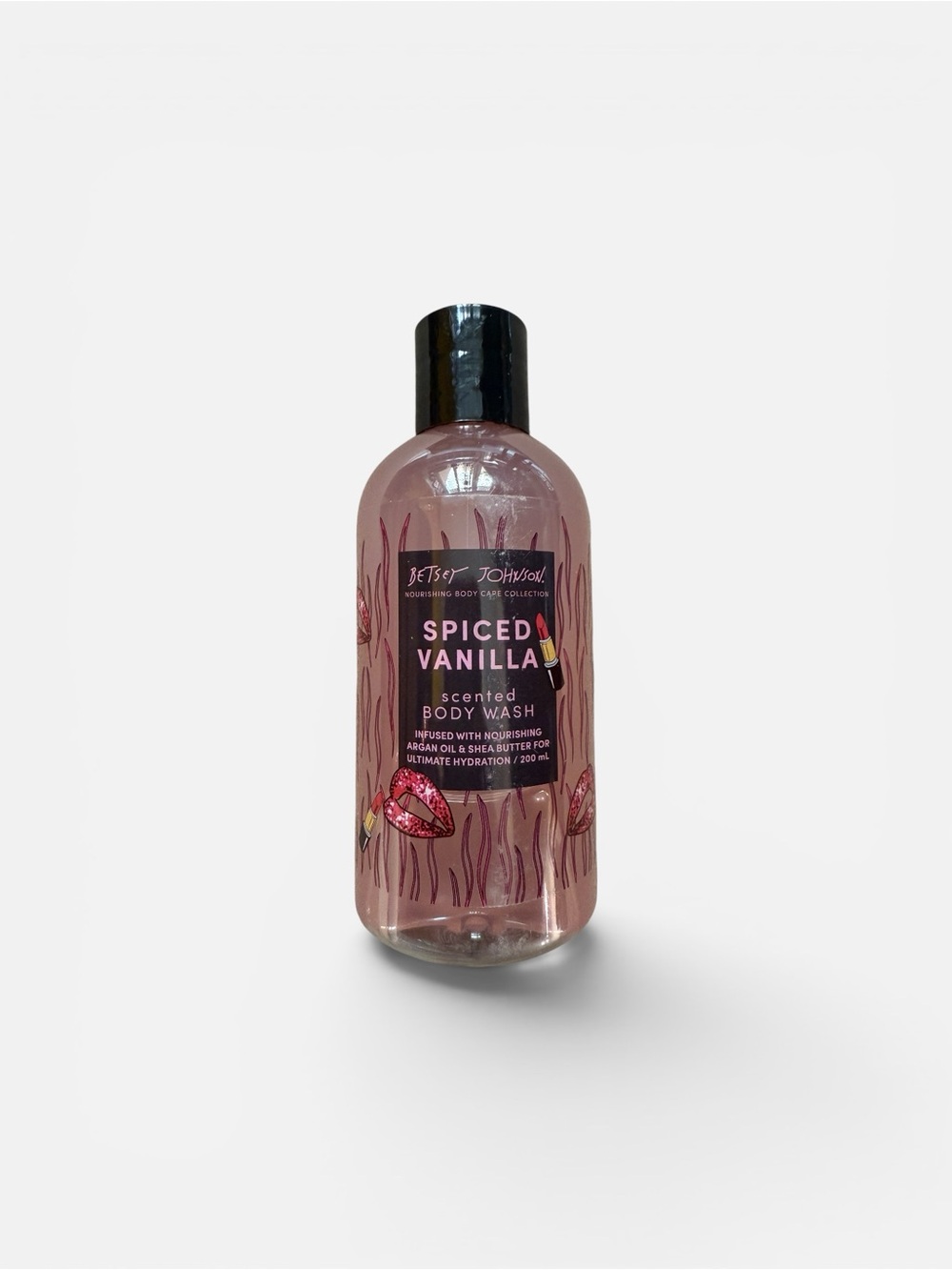 Betsey Johnson Spiced Vanilla Body Wash - Pink and Black